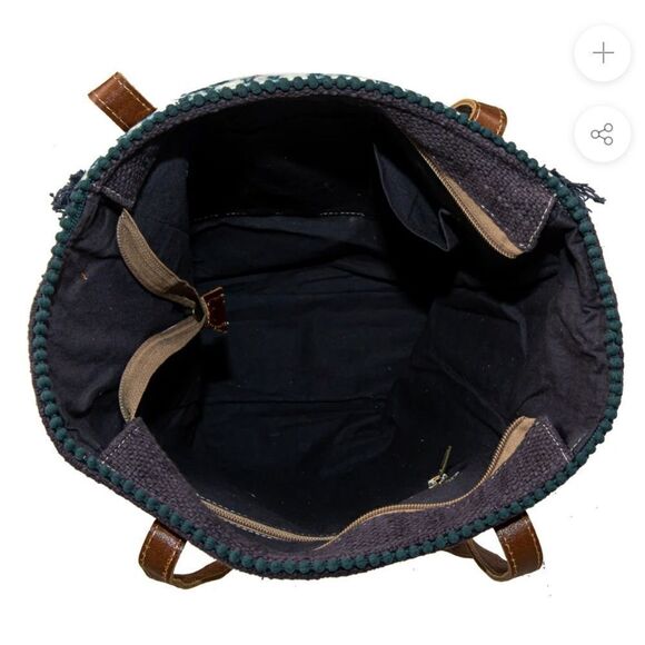 Myra Homestyle Warmth Embroidered Tote Bag - Picture 8 of 9